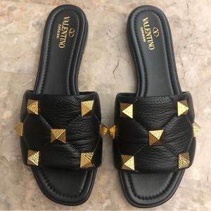 Valentino Roman Stud Slide Size 38 NEW